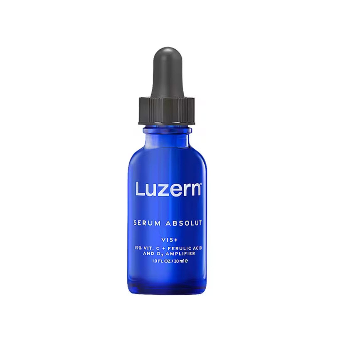 Luzern Serum Absolut V15+ Vitamin C and Ferulic Serum dropper bottle, 1.0 fl oz / 30ml