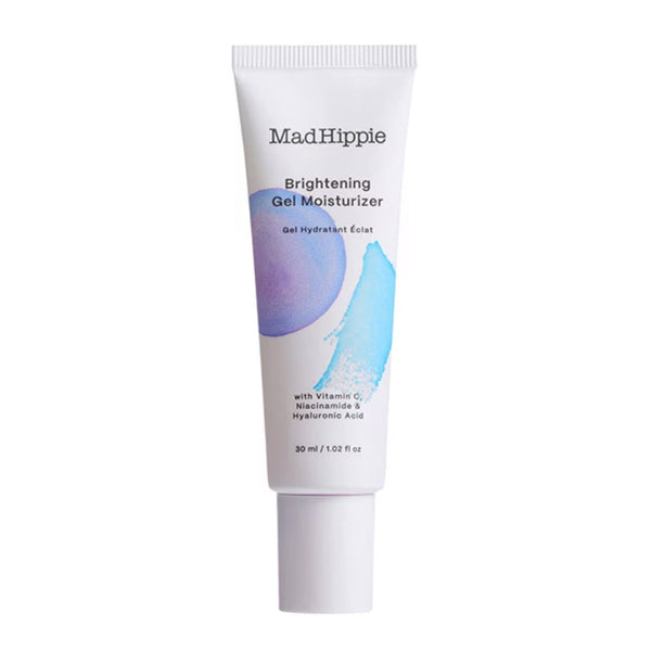 Mad Hippie Brightening Gel Moisturizer 1.02 fl oz tube with Vitamin C, Niacinamide, and Hyaluronic Acid