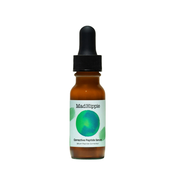 Mad Hippie Corrective Peptide Serum Mini 0.5 oz dropper bottle with Matrixyl, Uplevity, and PoreTect