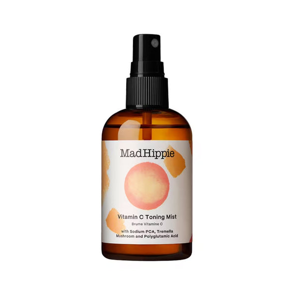 Mad Hippie Vitamin C Toning Mist 4.0 fl oz spray bottle with Sodium PCA, Tremella Mushroom, and Polyglutamic Acid