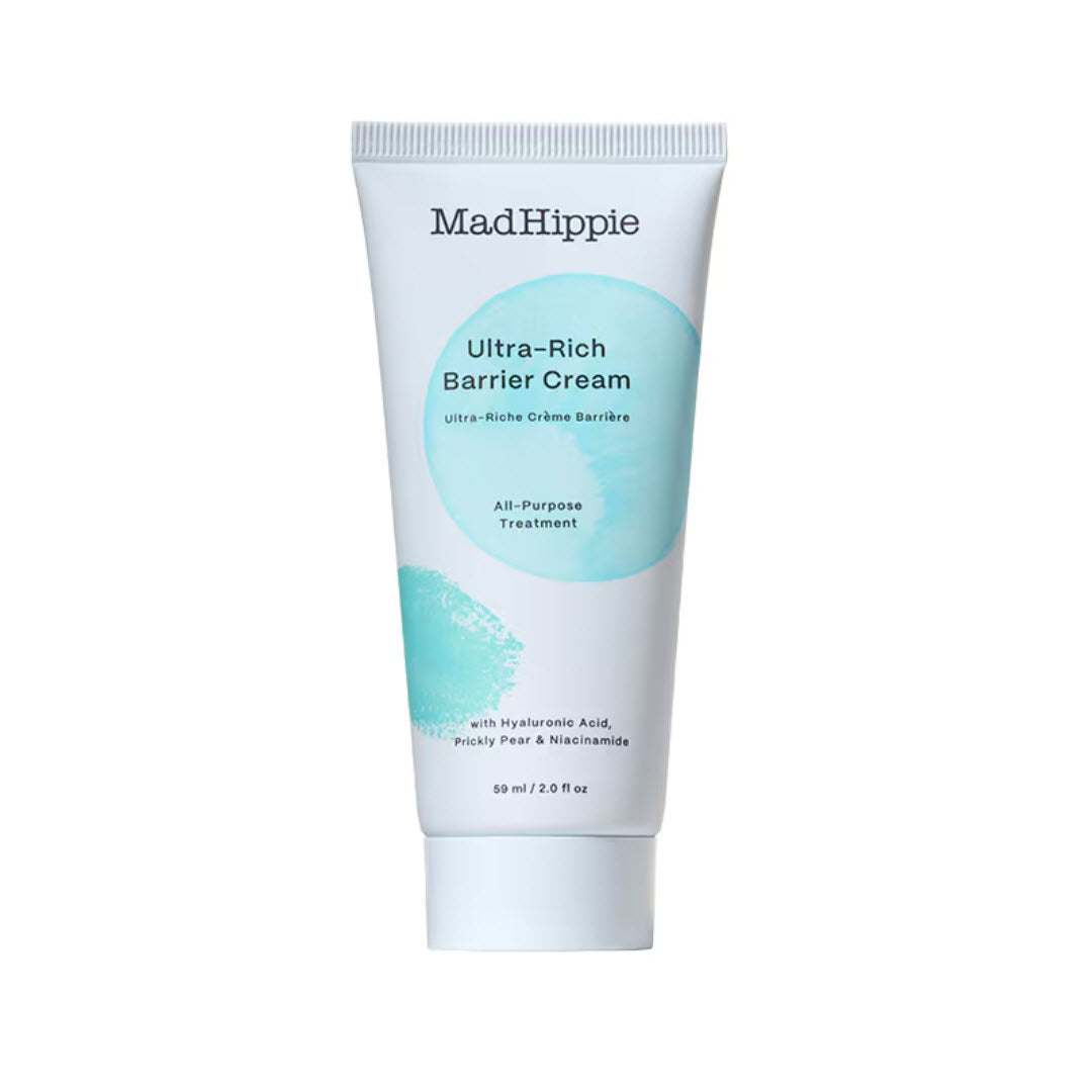Mad Hippie Ultra-Rich Barrier Cream 2.0 fl oz all-purpose treatment tube with Hyaluronic Acid, Prickly Pear, and Niacinamide