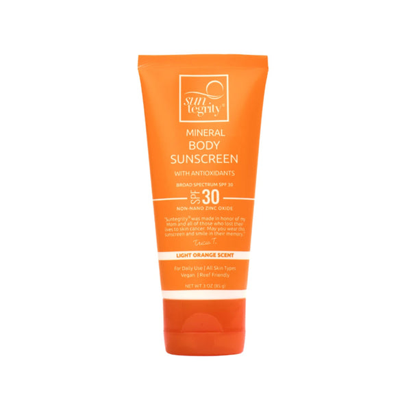 Suntegrity® Mineral Body Sunscreen, Broad Spectrum SPF 30 - 2 Sizes