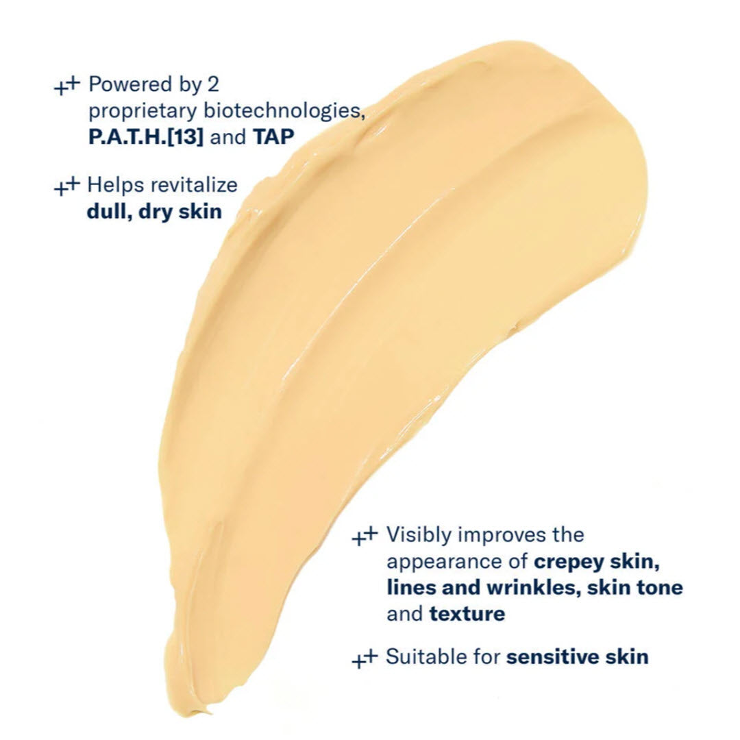 Skinbetter Science Mystro Revive Renewing Serum angled view – plant adaptogen serum with hyaluronic acid and evening primrose oil for skin barrier repair