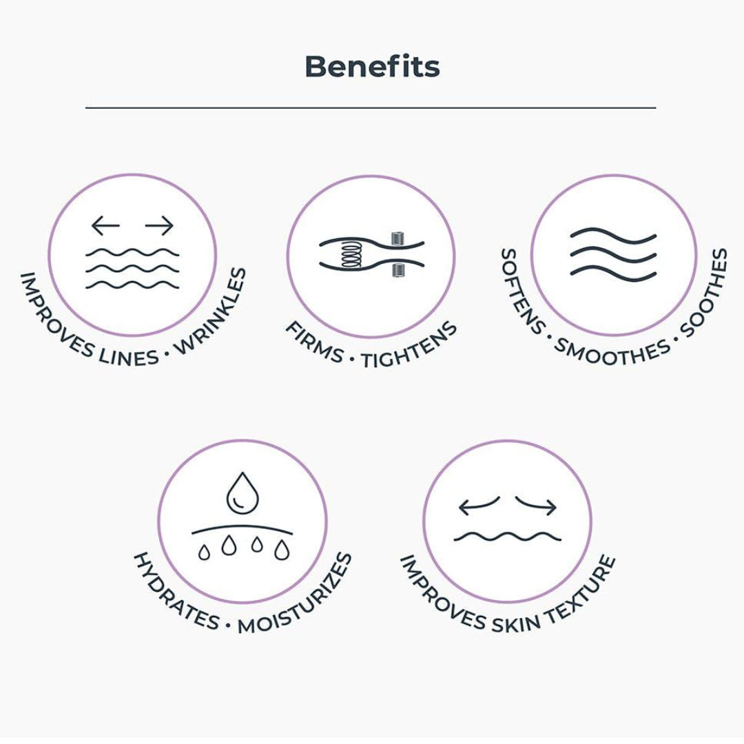 NassifMD Hydro-Screen Souffle benefits: improves lines and wrinkles, firms and tightens, softens and soothes, hydrates and moisturizes, improves skin texture