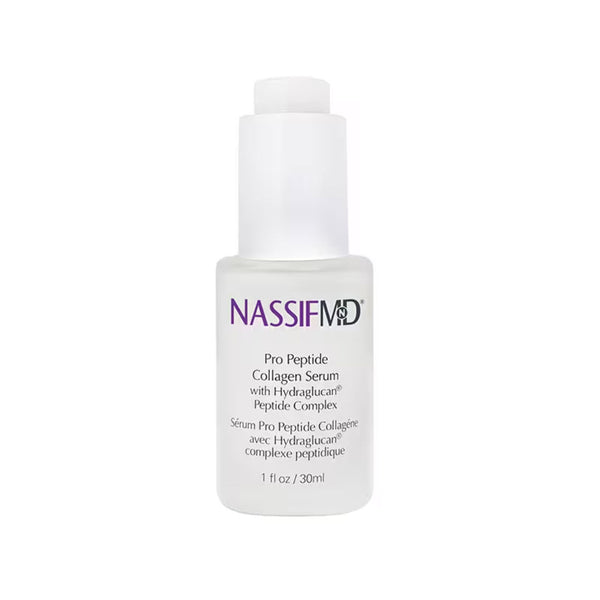 NassifMD Pro Peptide Collagen Serum bottle with Hydraglucan Peptide Complex, 1 fl oz