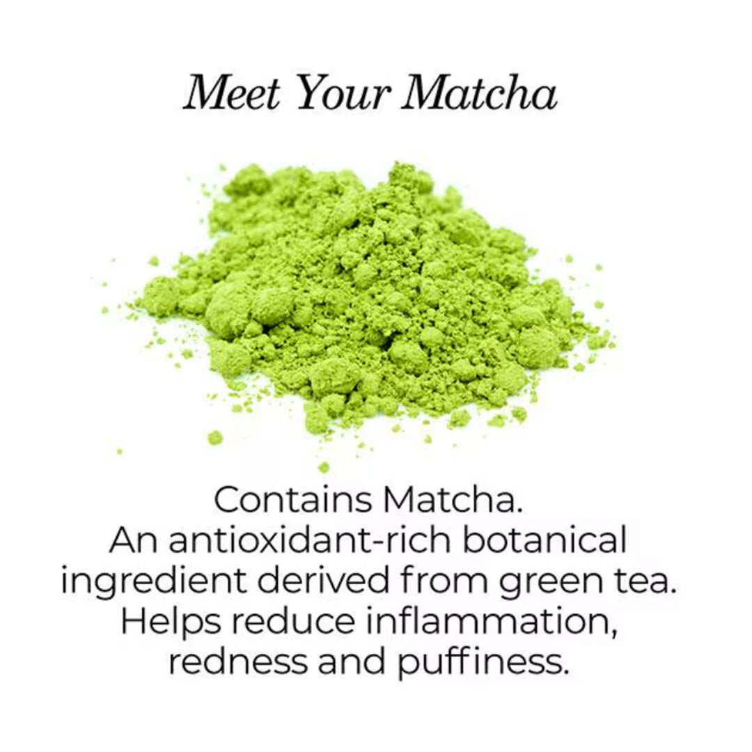 NassifMD Pure Hydration Gentle Cleanser key ingredient matcha tea, an antioxidant-rich botanical that reduces inflammation, redness and puffiness