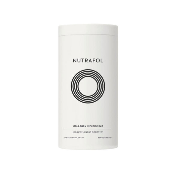 Nutrafol Collagen Infusion MD Hair Wellness Booster white tub 354g on white background