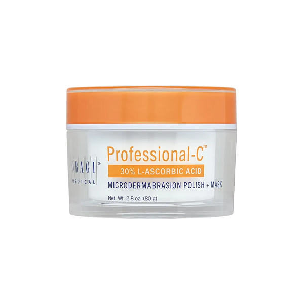 Obagi Medical Professional-C 30% L-Ascorbic Acid Microdermabrasion Polish and Mask 2.8 oz jar with orange lid
