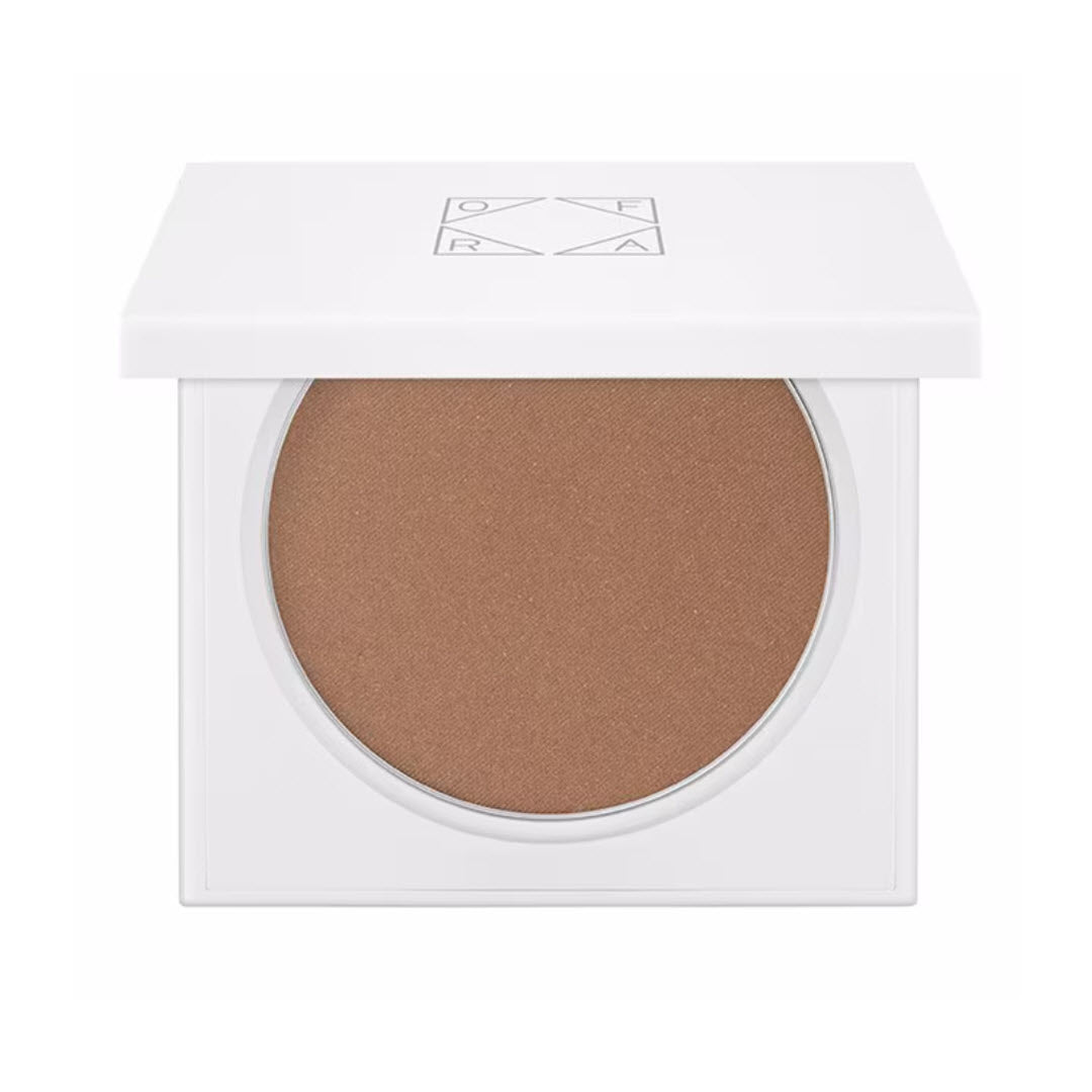 OFRA Cosmetics Americano Bronzer compact, a warm shimmery bronze pressed powder