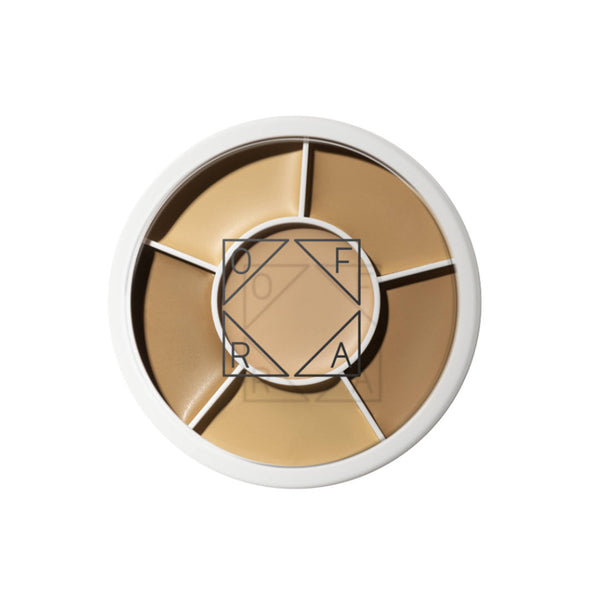 OFRA Cosmetics Derma Tones Wheel with six brightening and contouring cream shades for light to medium skin tones