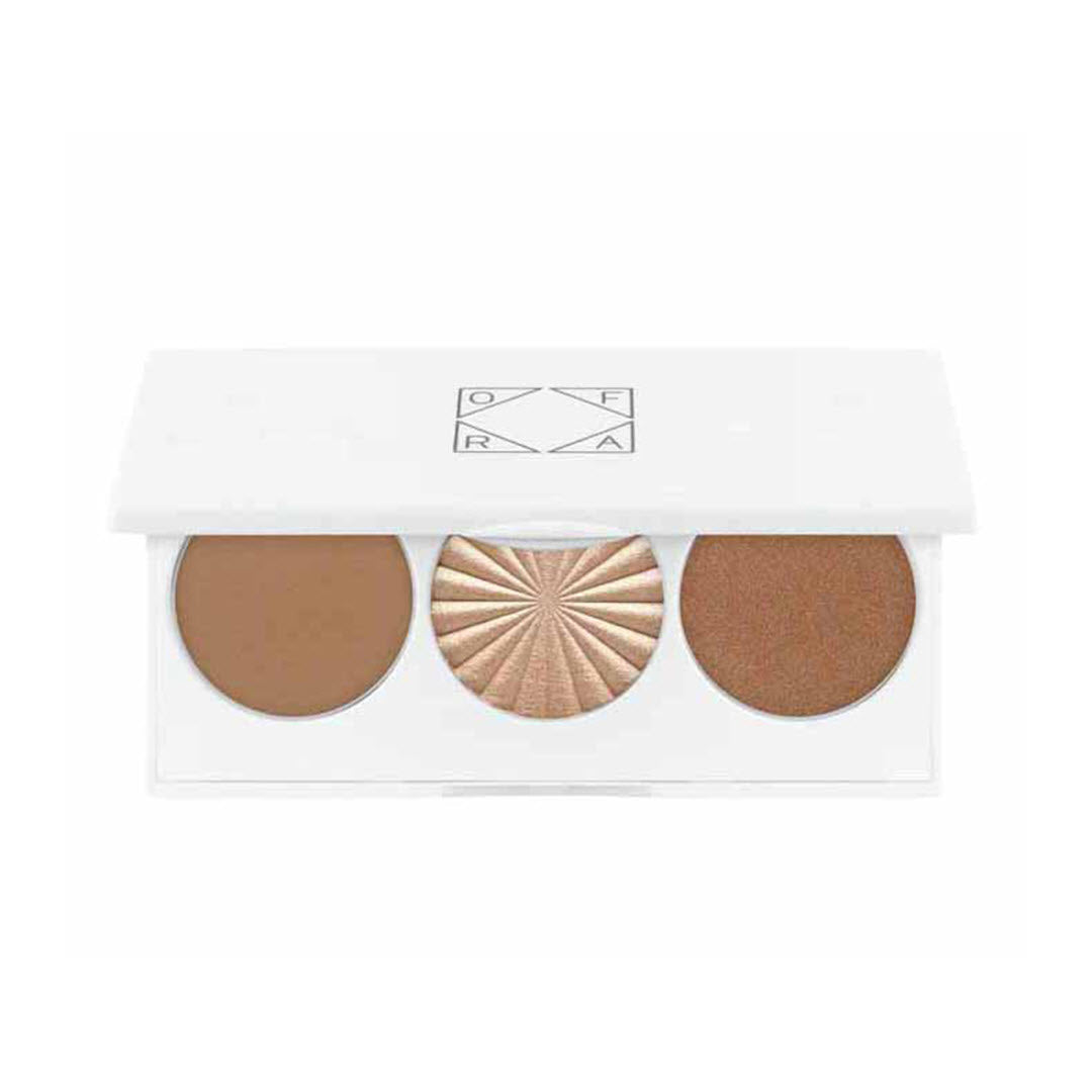 OFRA Cosmetics Face It Midi Palette in Medium with San Fran contour, Rodeo Drive highlighter, and Pacifica bronzer