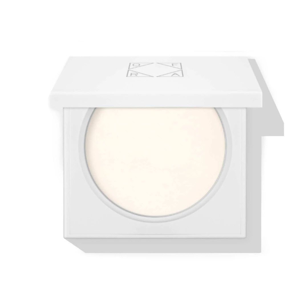 OFRA Cosmetics Oil Control Pressed Powder compact, a translucent white mattifying powder