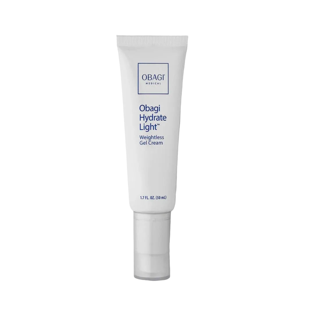 Obagi Hydrate Light Weightless Gel Cream 1.7 oz tube on white background