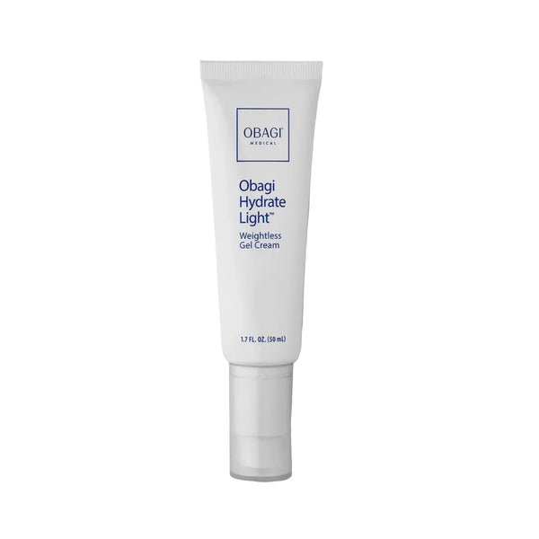 Obagi Hydrate Light Weightless Gel Cream 1.7 oz tube on white background