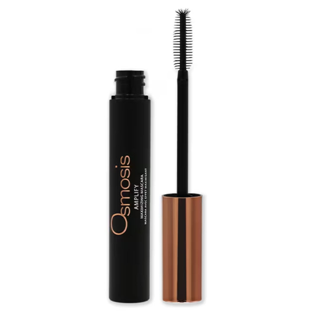 Osmosis Amplify Maximizing Mascara open showing volumizing brush wand