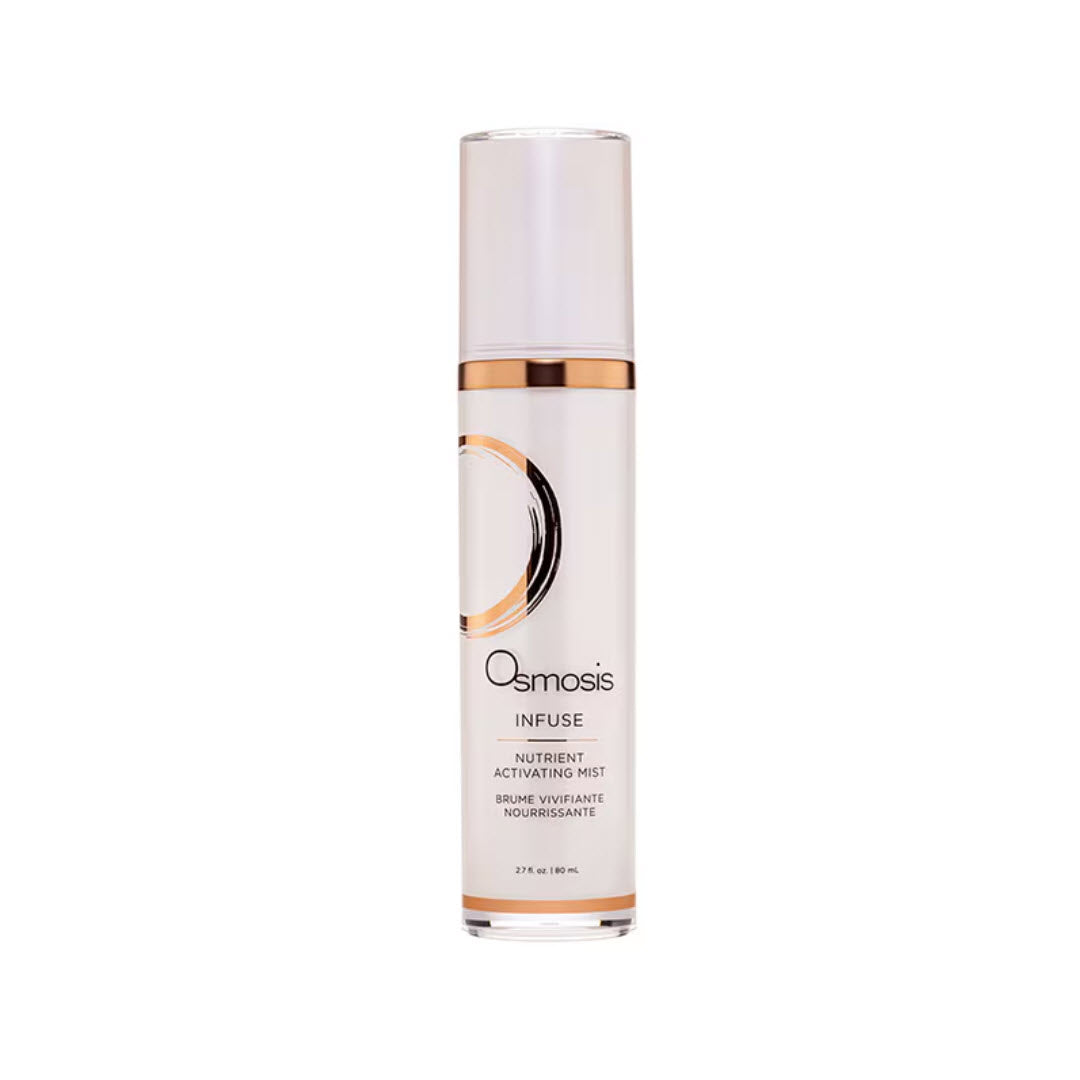 Osmosis Infuse Nutrient Activating Mist bottle with rose gold cap, 2.7 fl oz