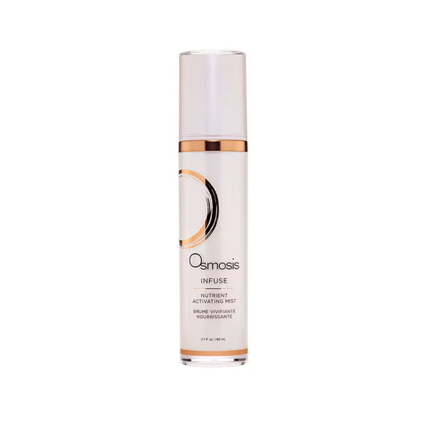 Osmosis Infuse Nutrient Activating Mist bottle with rose gold cap, 2.7 fl oz