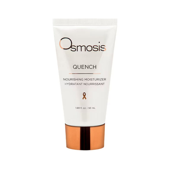 Osmosis Quench Nourishing Moisturizer tube with rose gold cap, 1.69 fl oz