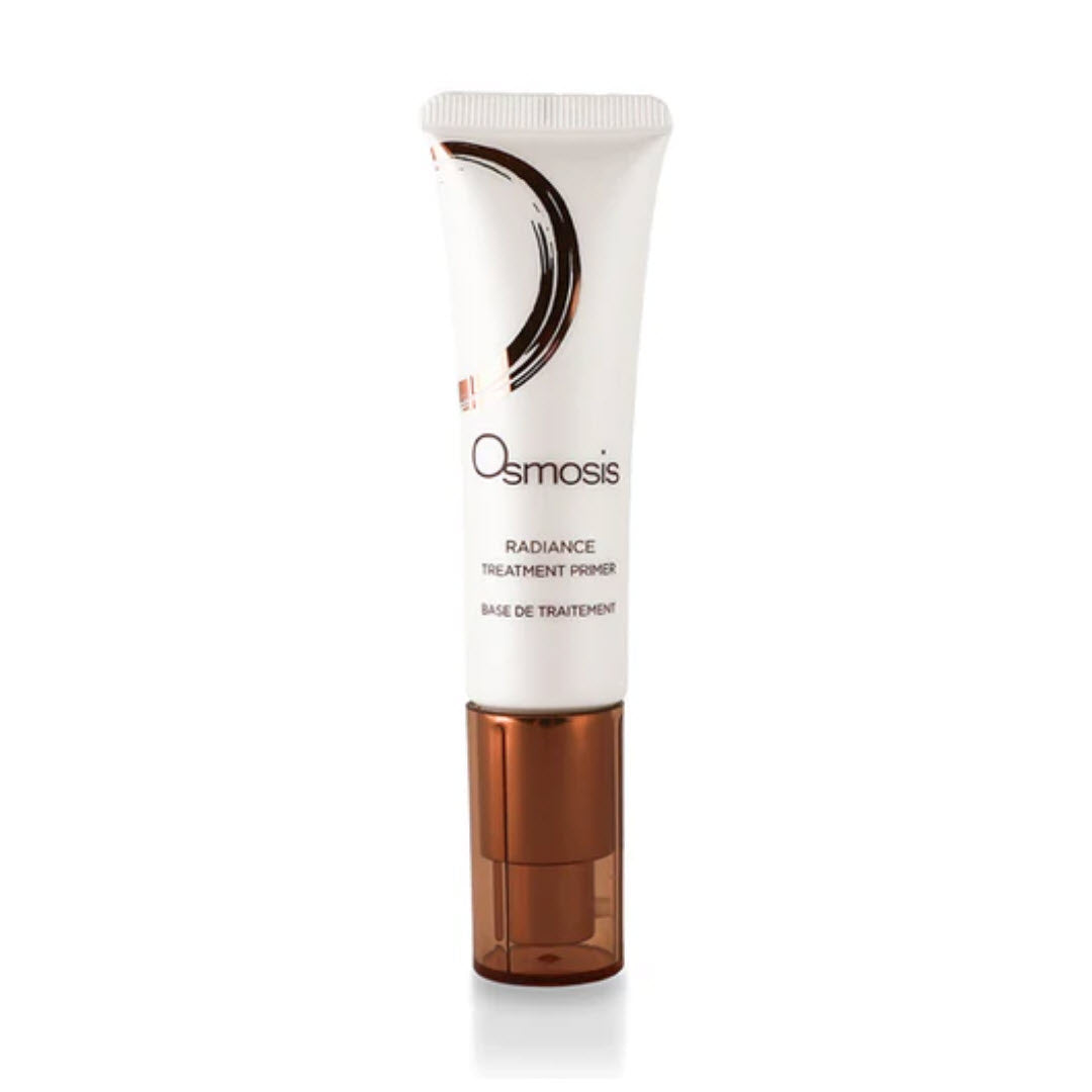 Osmosis Radiance Treatment Primer tube with rose gold cap, 1.6 fl oz