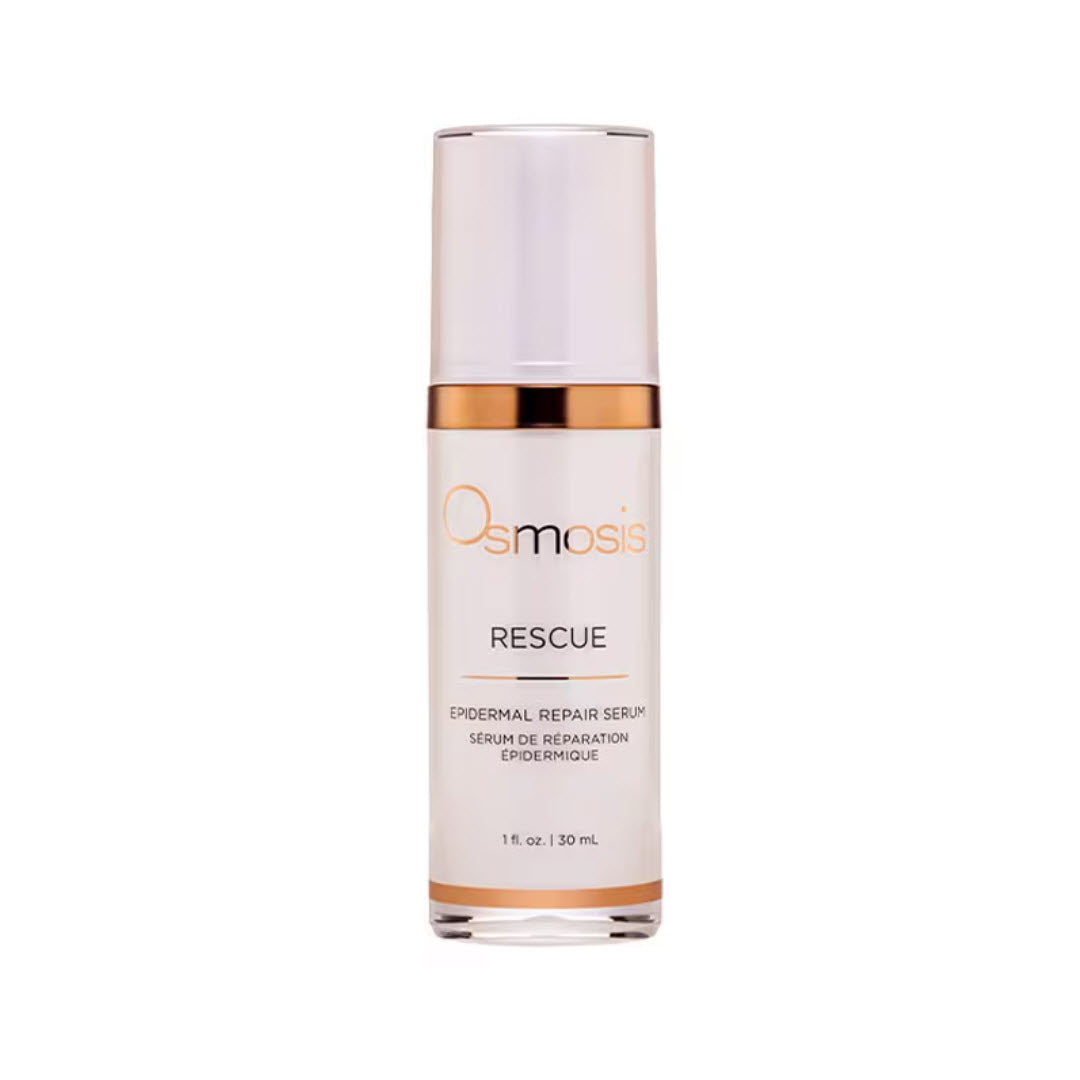 Osmosis Rescue Epidermal Repair Serum bottle with rose gold pump, 1 fl oz