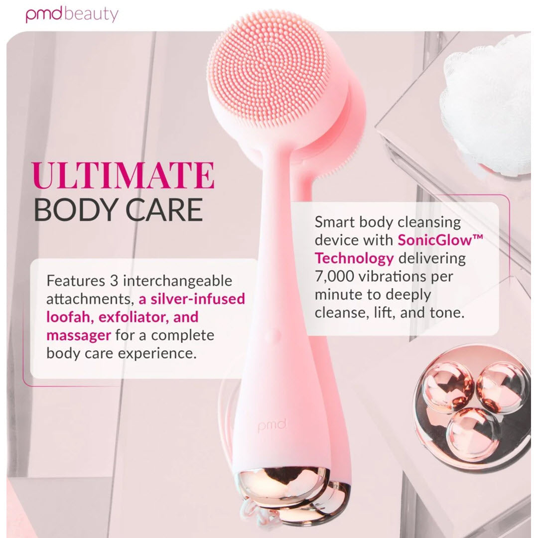 PMD Beauty® Clean Body Smart Body Cleansing Device - Blush