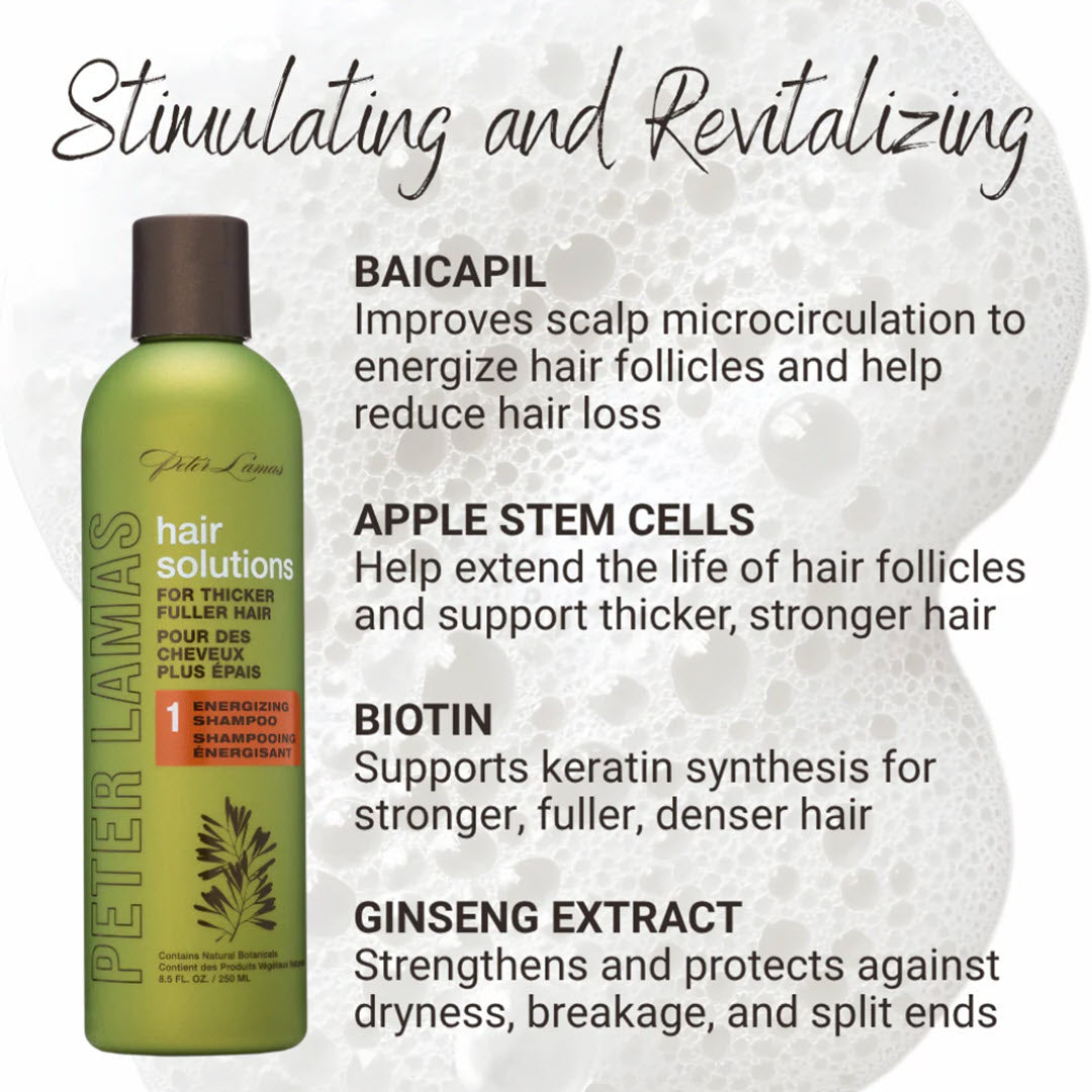 Peter Lamas® Hair Solutions Energizing Hair Growth Shampoo 8.5 fl oz