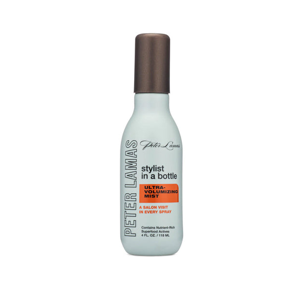 Peter Lamas Stylist in a Bottle Ultra-Volumizing Mist bottle, a salon visit in every spray, with nutrient-rich superfood actives, 4 fl oz