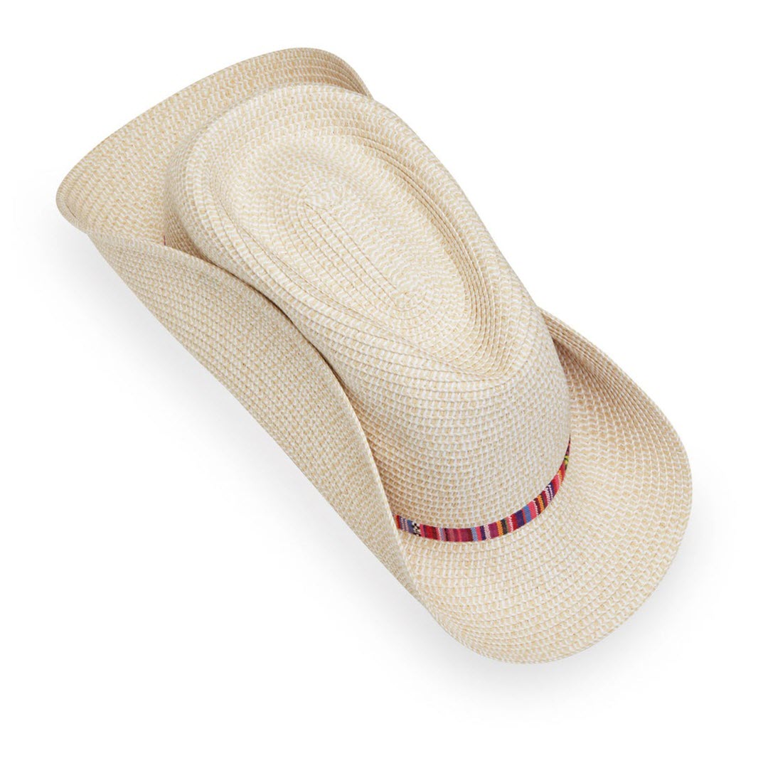 Wallaroo Hat Company® Women's Sedona Fedora - Natural M (58cm)
