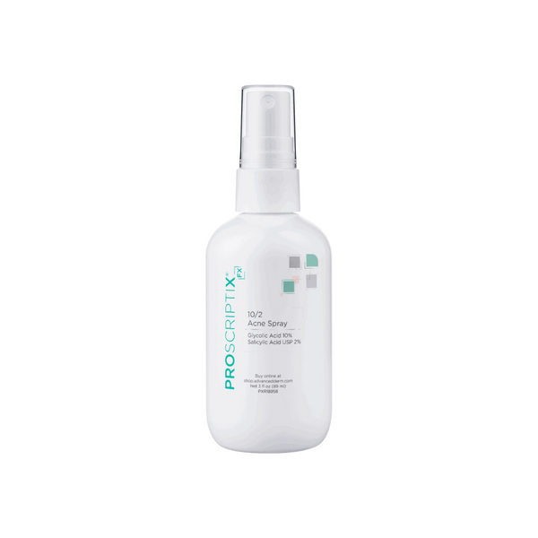 Proscriptix FX 10/2 Acne Spray glycolic acid 10% and salicylic acid 2% acne treatment spray bottle 3 fl oz