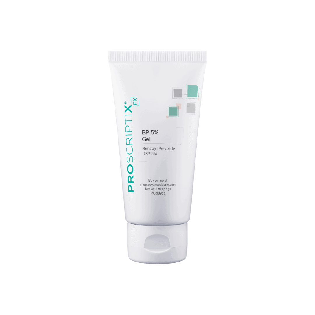Proscriptix FX BP 5% Gel with Benzoyl Peroxide USP 5%, 2 oz tube for targeted acne spot treatment