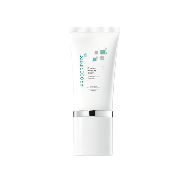Proscriptix FX Enriched Moisture Cream with Vitamins A, C, E and Ceramides, 1.6 oz tube for deep skin hydration and barrier support