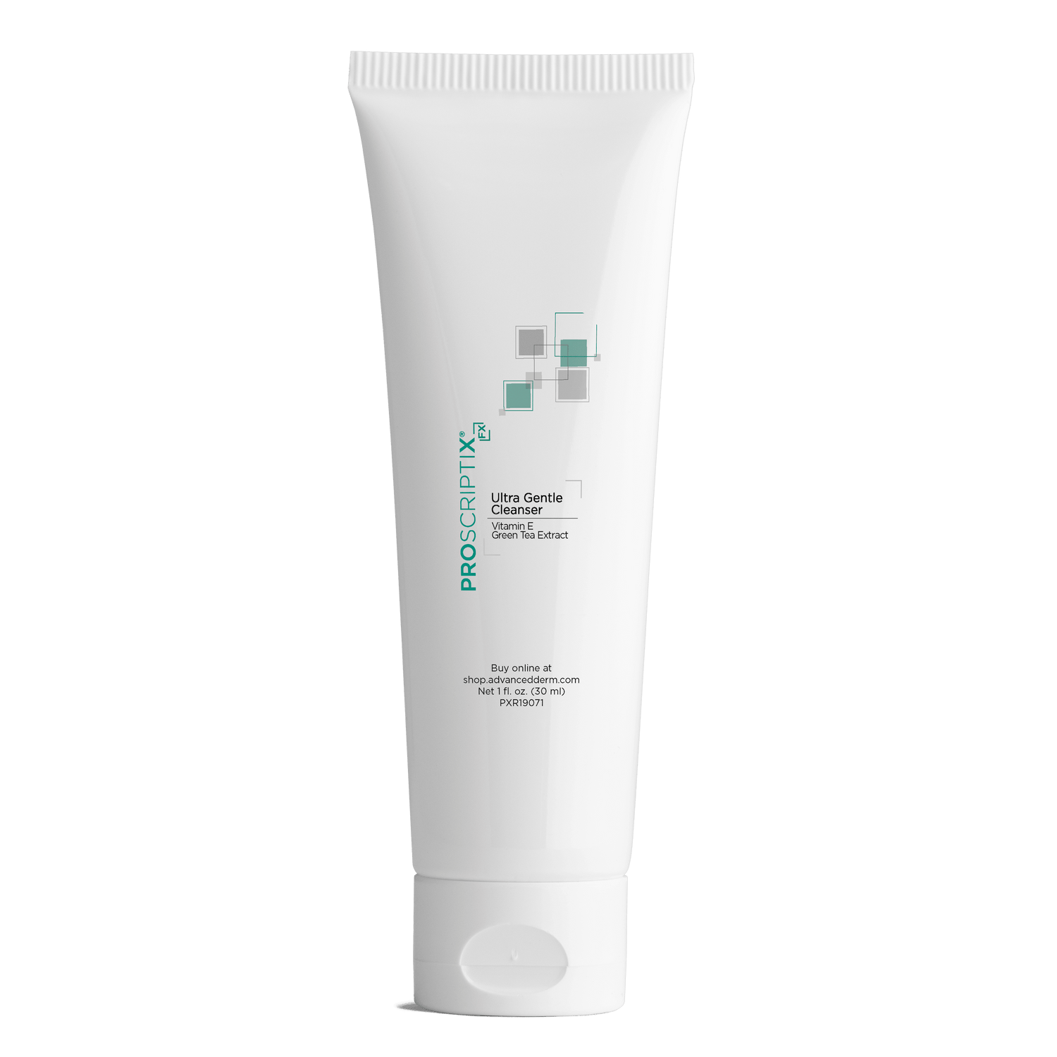 Proscriptix FX Ultra Gentle Cleanser Mini white tube with Vitamin E and Green Tea Extract, 1 fl oz