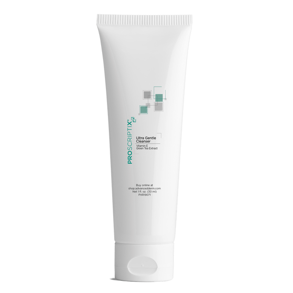 Proscriptix FX Ultra Gentle Cleanser Mini white tube with Vitamin E and Green Tea Extract, 1 fl oz