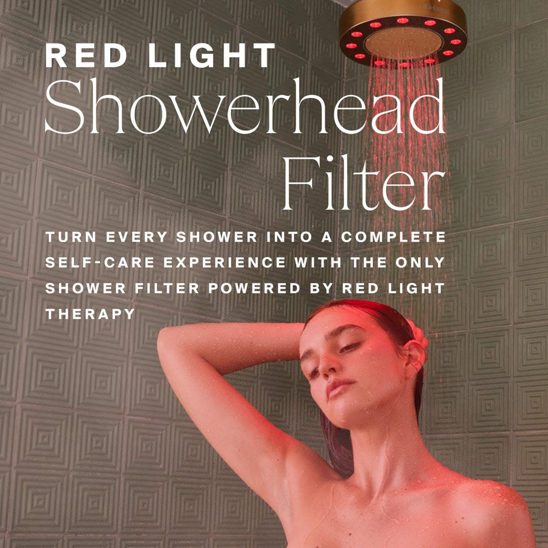 HigherDose® Red Light Showerhead Filter - Matte Black