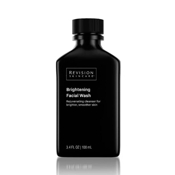 Revision Skincare Brightening Facial Wash 3.4 fl oz black bottle — rejuvenating cleanser for brighter smoother skin