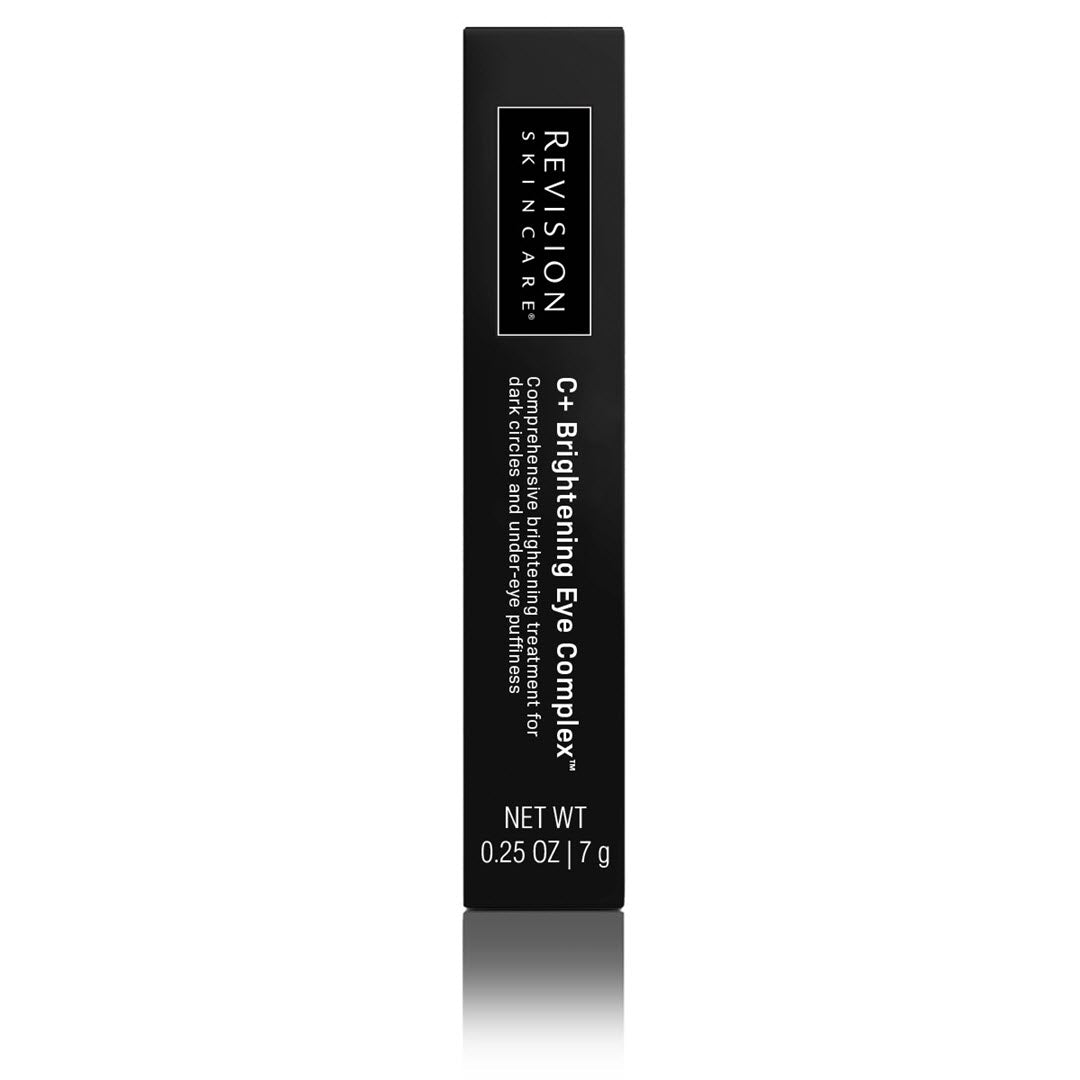 Revision Skincare C+ Brightening Eye Complex 0.25 oz retail box — comprehensive brightening treatment for dark circles and under-eye puffiness