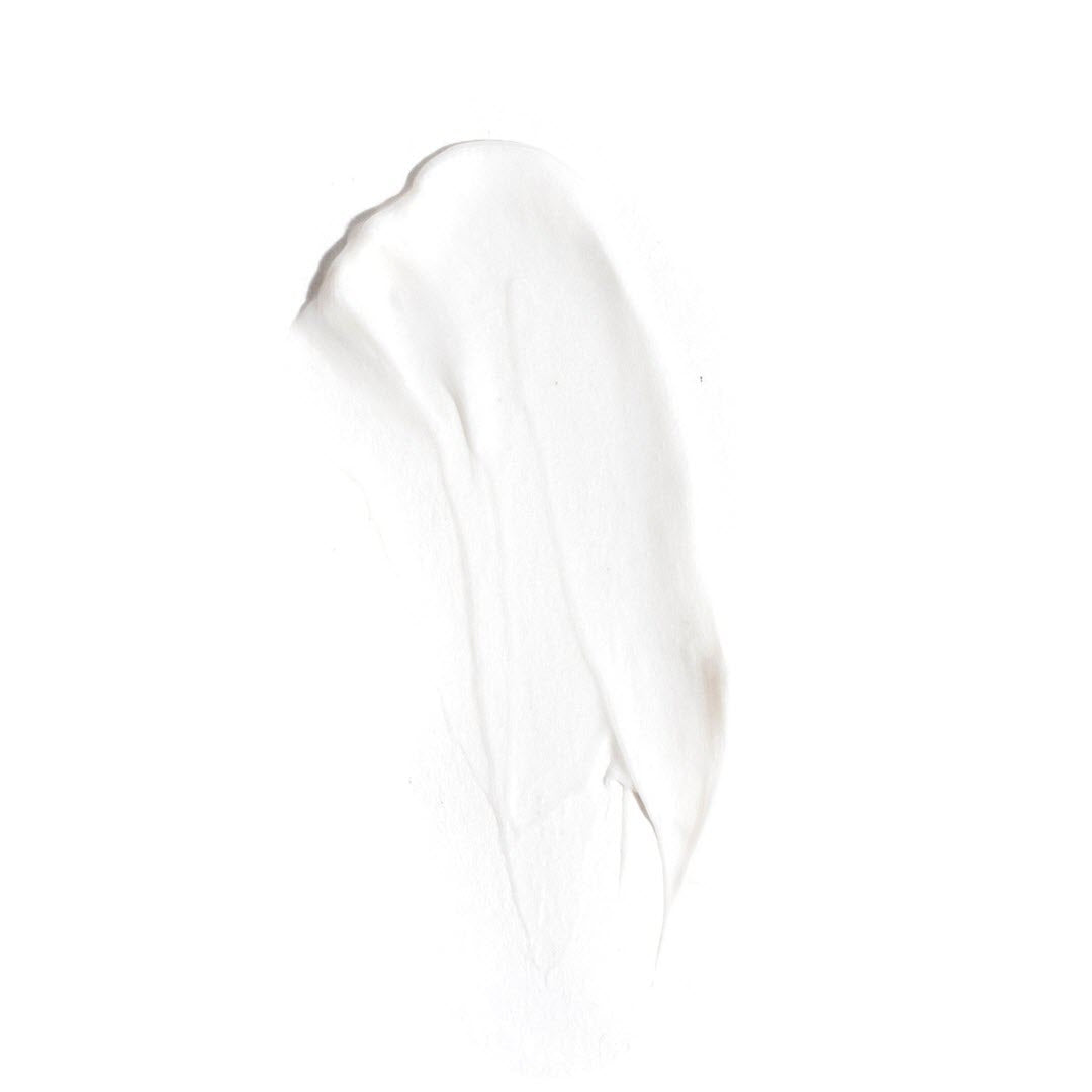 Revision D.E.J Face Cream rich white cream texture swatch on white background