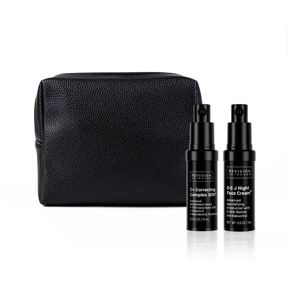 Revision Skincare Healthy Glow Power Duo Kit with C+ Correcting Complex 30% and DEJ Night Face Cream