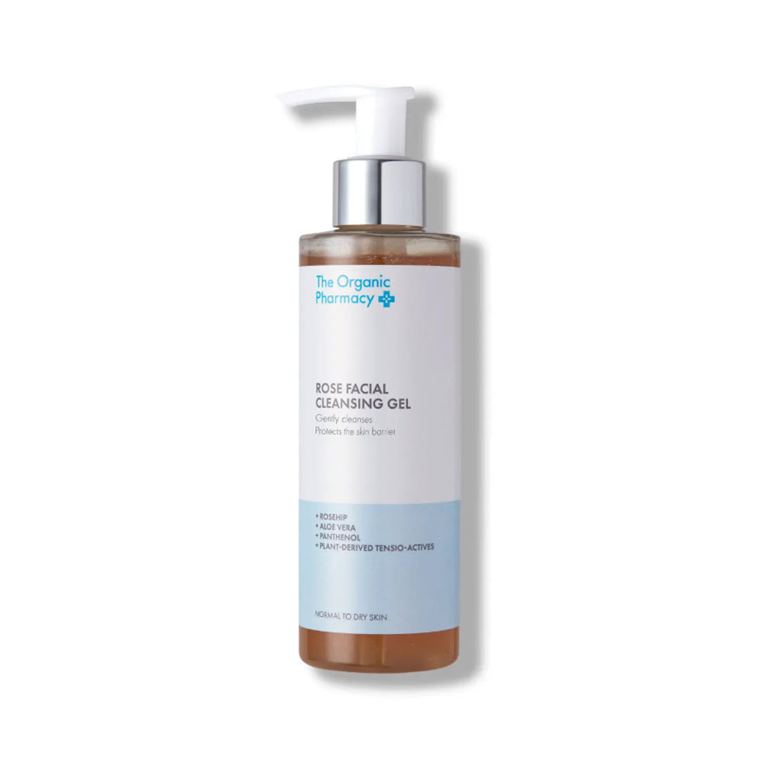 The Organic Pharmacy® Rose Facial Cleansing Gel with Rosehip & Aloe 200ml
