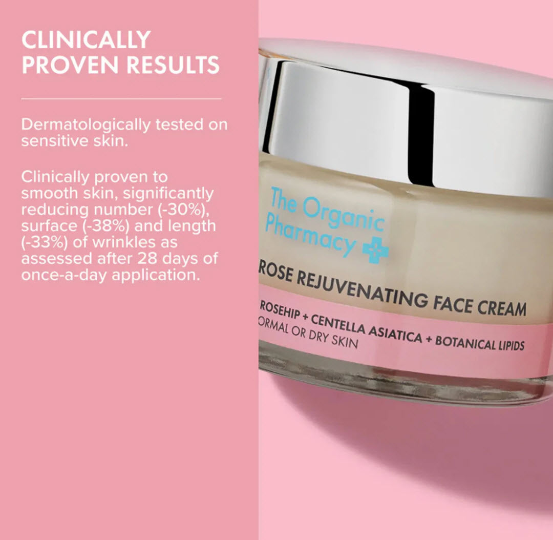 The Organic Pharmacy® Rose Rejuvenating Anti-Ageing Face Cream 50 ml