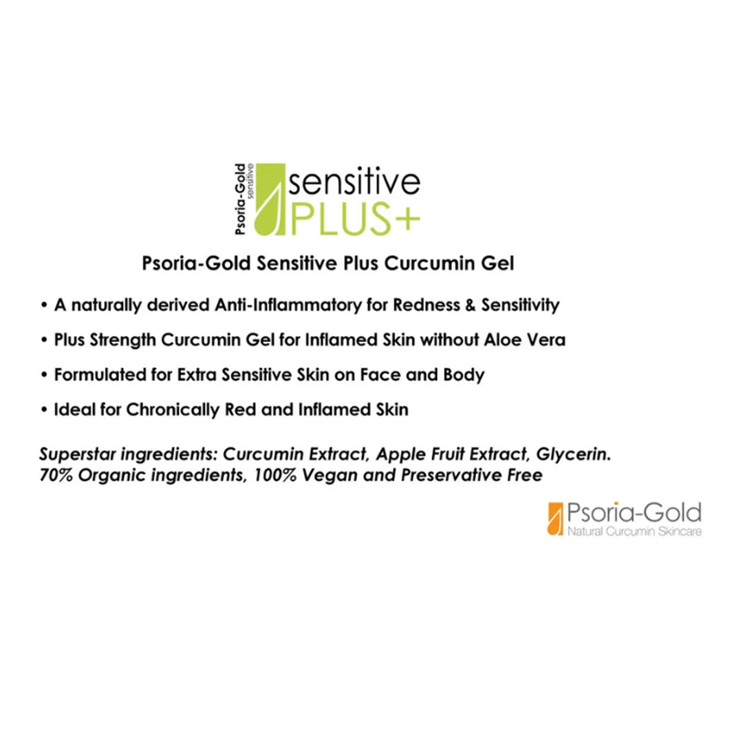 Psoria-Gold® SENSITIVE Plus Curcumin Gel 1.0 fl oz