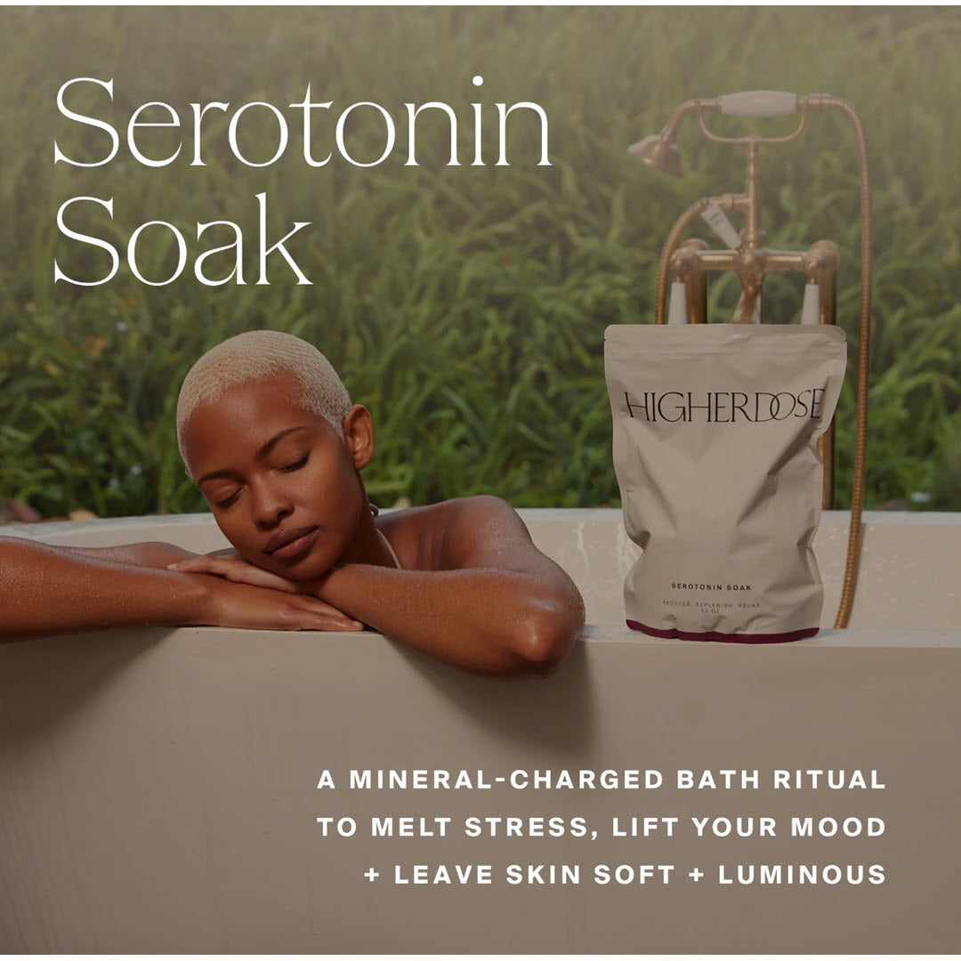 HigherDose® Serotonin Soak - Magnesium Bath Salts (32oz Bag)