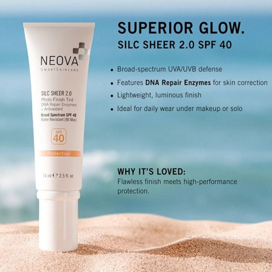 Neova® Silc Sheer 2.0 SPF 40 - 2.5 fl oz