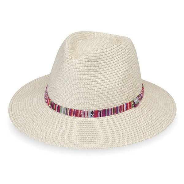 Wallaroo Hat Company® Women's Sedona Fedora - Natural M (58cm)