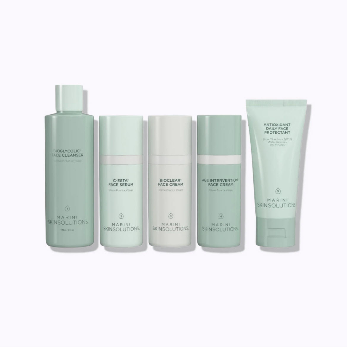 Marini SkinSolutions® Skin Care Management System - Dry / Very Dry Skin with SPF 45 5-Piece Set
