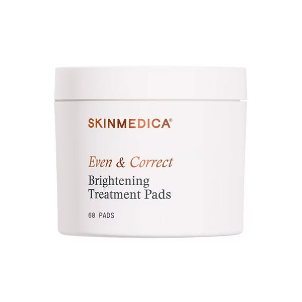 SkinMedica Even & Correct Brightening Treatment Pads, 60 pads, jar shown against a white background