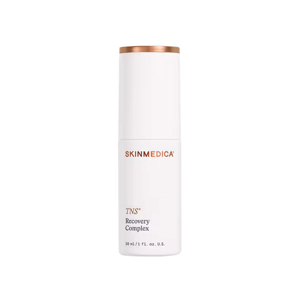 SkinMedica TNS Recovery Complex 1.0 fl oz bottle shown against a white background