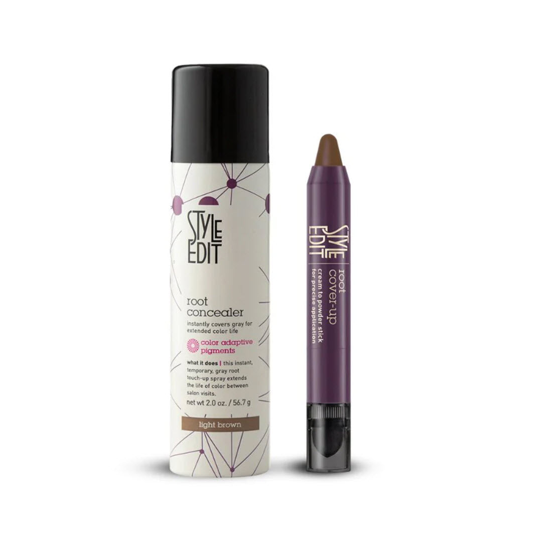 Style Edit® Root Cover Up Stick and Full Size Spray Duo - 4 Shades
