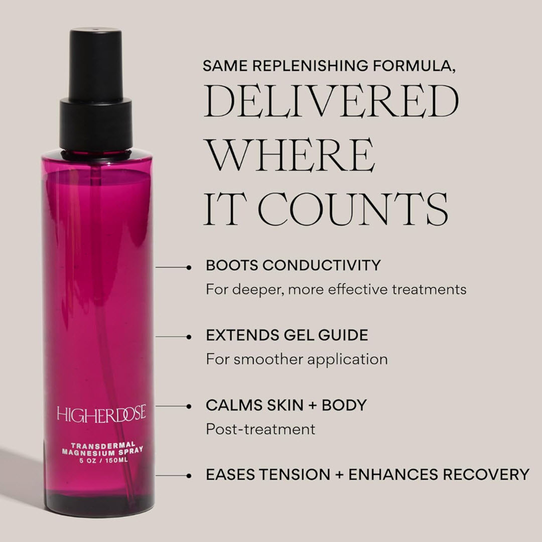 HigherDose® Transdermal Magnesium Spray for Muscle Recovery