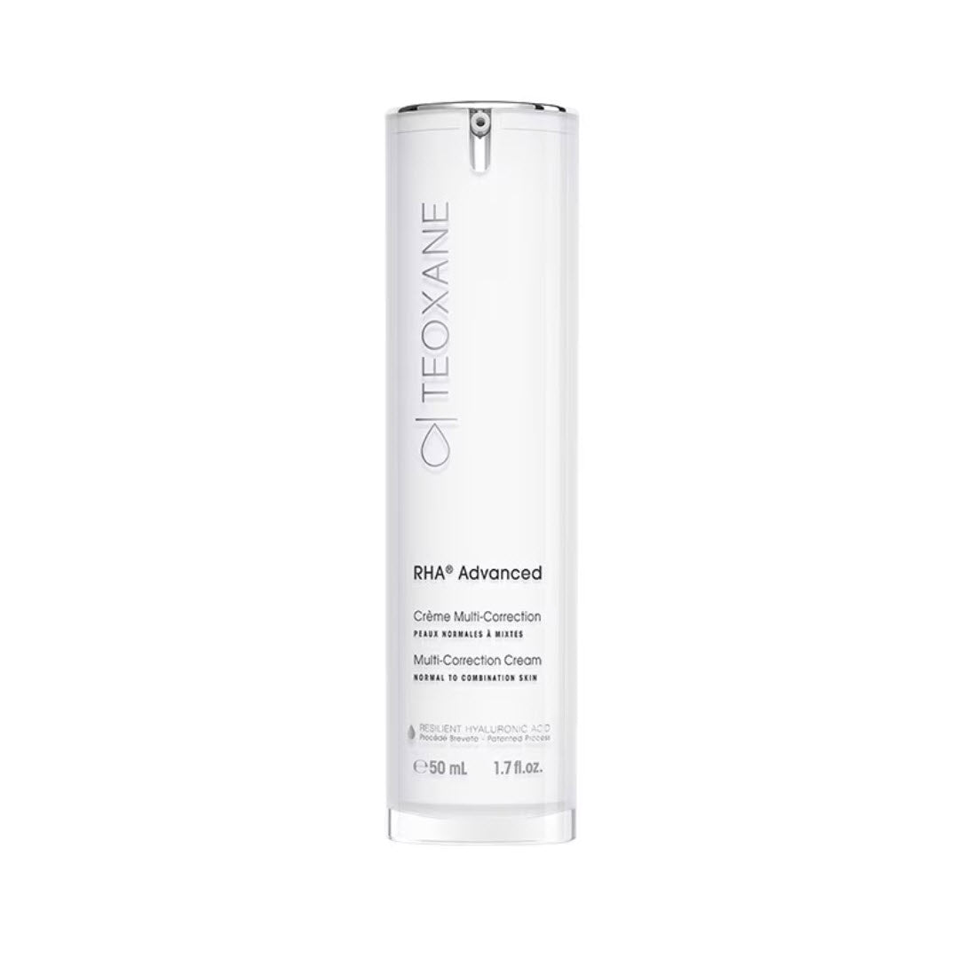 Teoxane RHA Advanced Multi-Correction Cream for normal to combination skin pump bottle, 50 mL / 1.7 fl oz